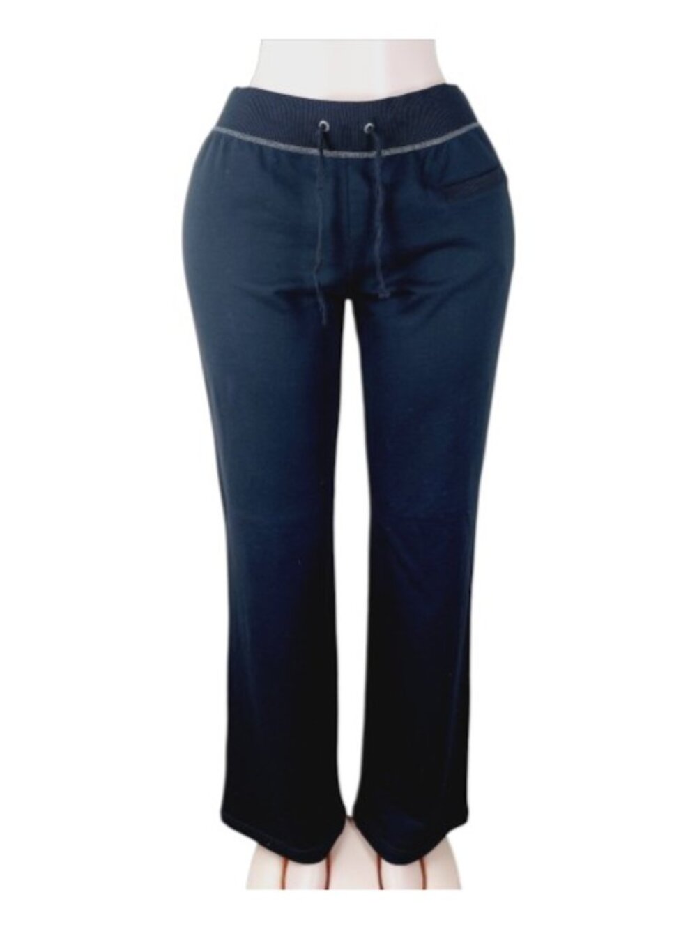 Columbia Women's Black Drawstring High-Rise Yoga Flare Pants Size M